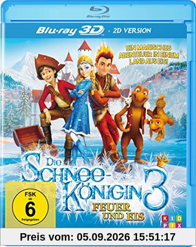 Die Schneekönigin 3 - Feuer und Eis (inkl. 2D-Version) [3D Blu-ray]