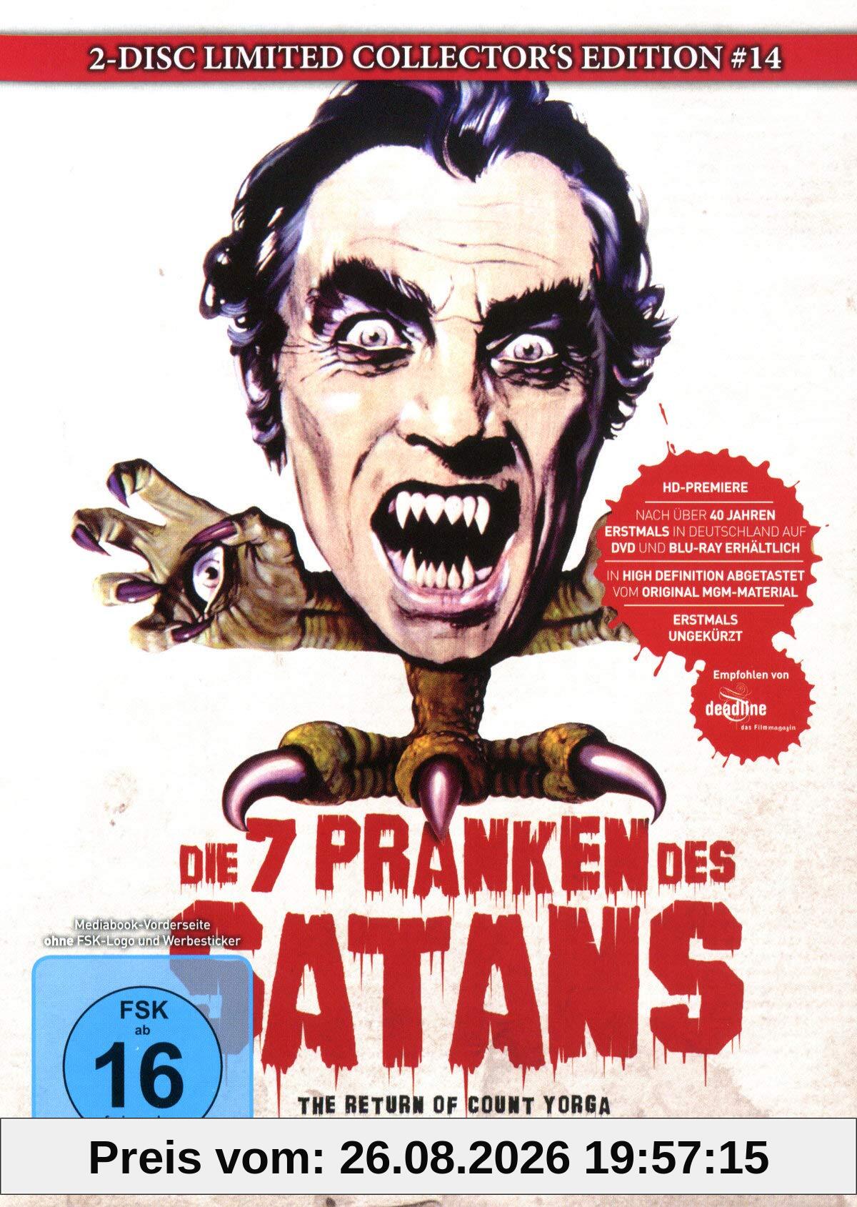 Die 7 Pranken des Satans-2-Disc Collector's Edition Nr. 14 (Blu-Ray + DVD) -Limitiertes Mediabook Auf 666 Stück, Cover A [Import]