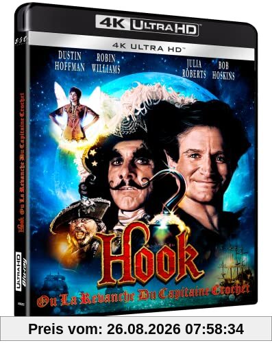 Hook ou la revanche du capitaine crochet 4k ultra hd [Blu-ray] [FR Import]