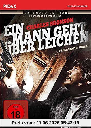 Ein Mann geht über Leichen (L'assassino di pietra) - EXTENDED EDITION / Kinofassung & Extended Cut des Thrillers mit Charles Bronson (Pidax Film-Klassiker)