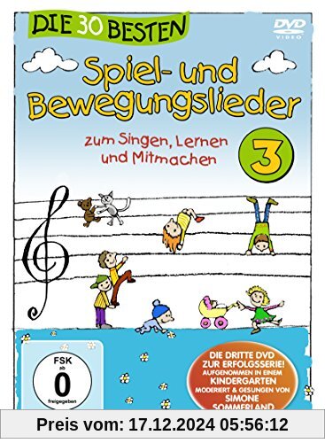 Die 30 besten Spiel-und Bewegungslieder 3 - Die DVD