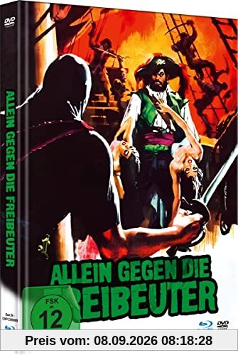 Allein gegen die Freibeuter - Extended Fassung (Limited Mediabook, in HD neu abgetastet, Blu-ray+DVD+Booklet)