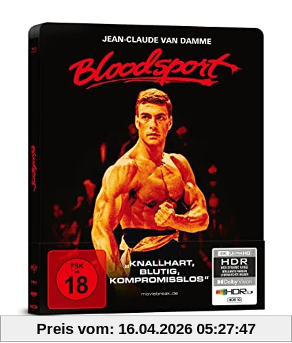 Bloodsport - Eine wahre Geschichte - im 2-Disc Limited SteelBook mit Quarterslip (UHD-Blu-ray + Blu-ray)