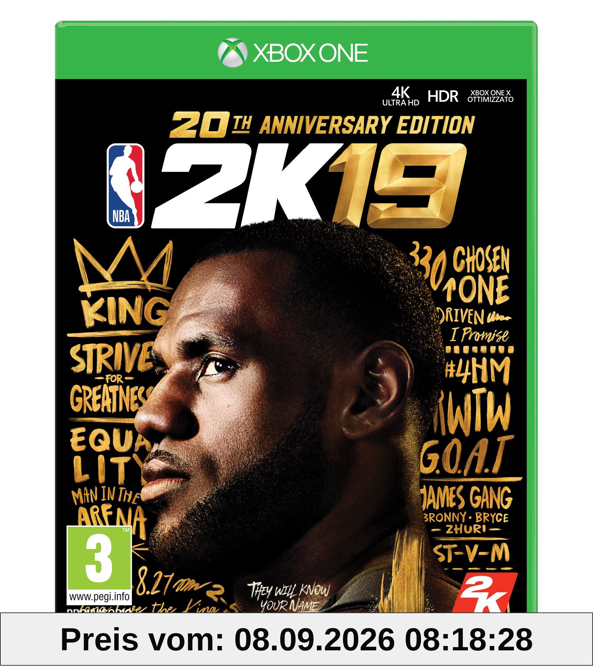 NBA 2K19 20th Anniversary Edition - Special Limited - Xbox One