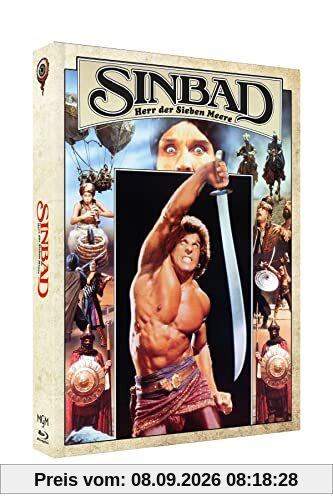 Sinbad - Herr der Sieben Meere - Mediabook - 2-Disc Limited Collector‘s Edition Nr. 58 - Cover C - Limitiert auf 333 Stück (Blu-ray + DVD)