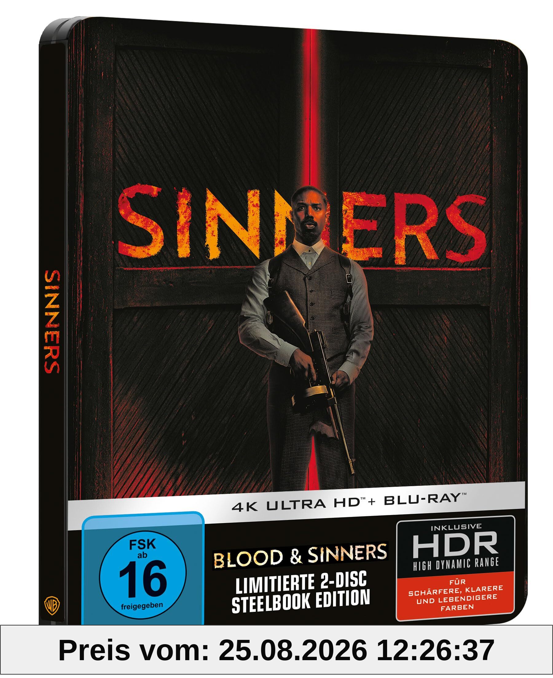 Blood & Sinners - Limited Steelbook (4K UHD + Blu-ray)