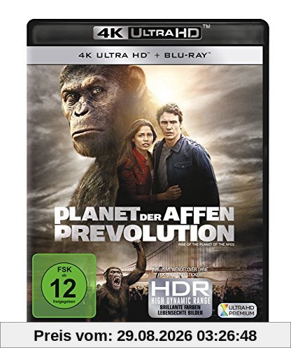 Rupert Wyatt Planet Der Affen, Prevolution (4K Ultra Hd) (+ Blu-ray)
