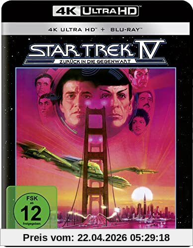 Star Trek IV - Zurück in die Gegenwart - 4K Ultra HD Blu-ray + Blu-ray (4K Ultra HD)
