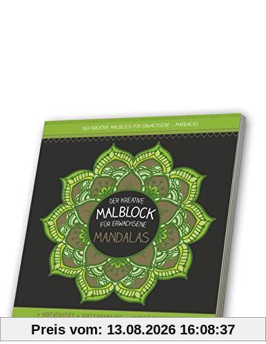 Malblock für Erwachsene mit CD: Mandalas