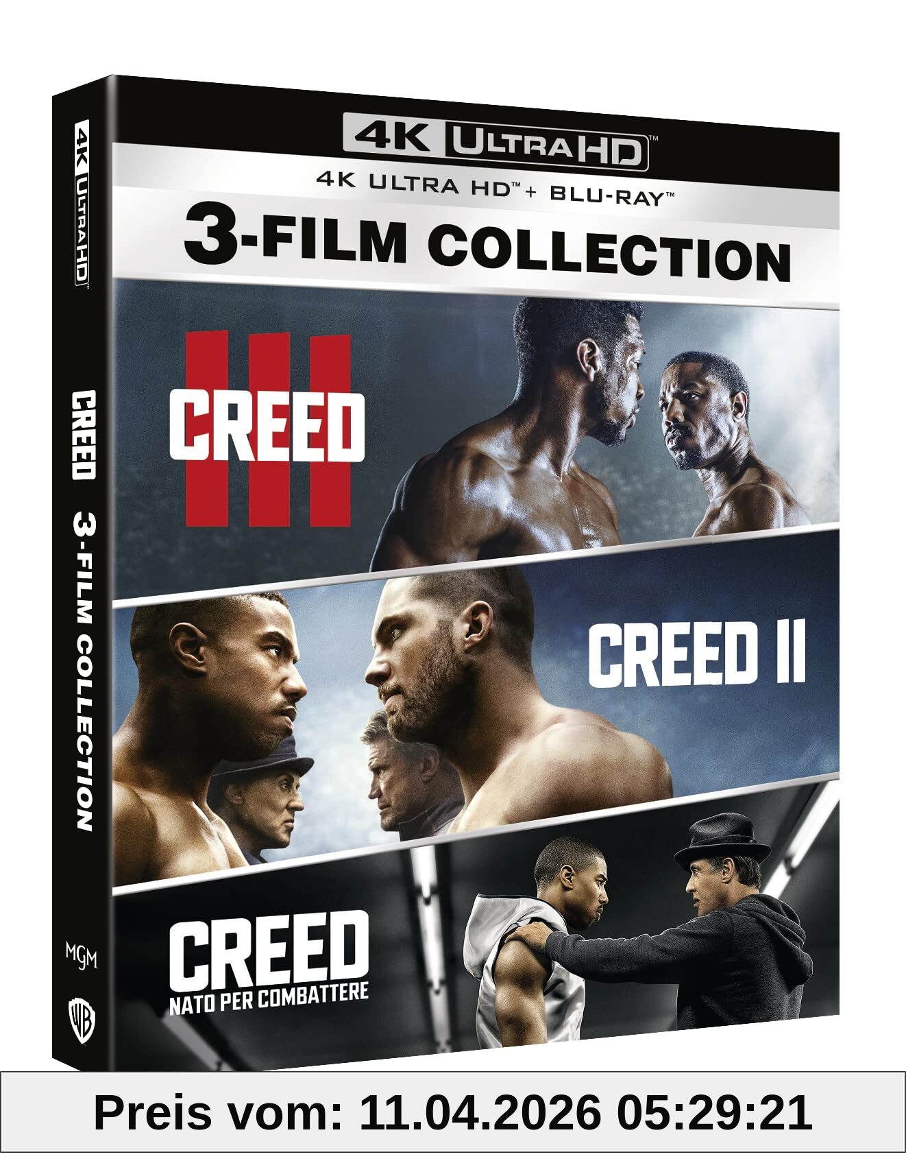 Blu-Ray 4K Uhd Creed Collection (3 4K Ultra Hd+3 Blu-Ray)