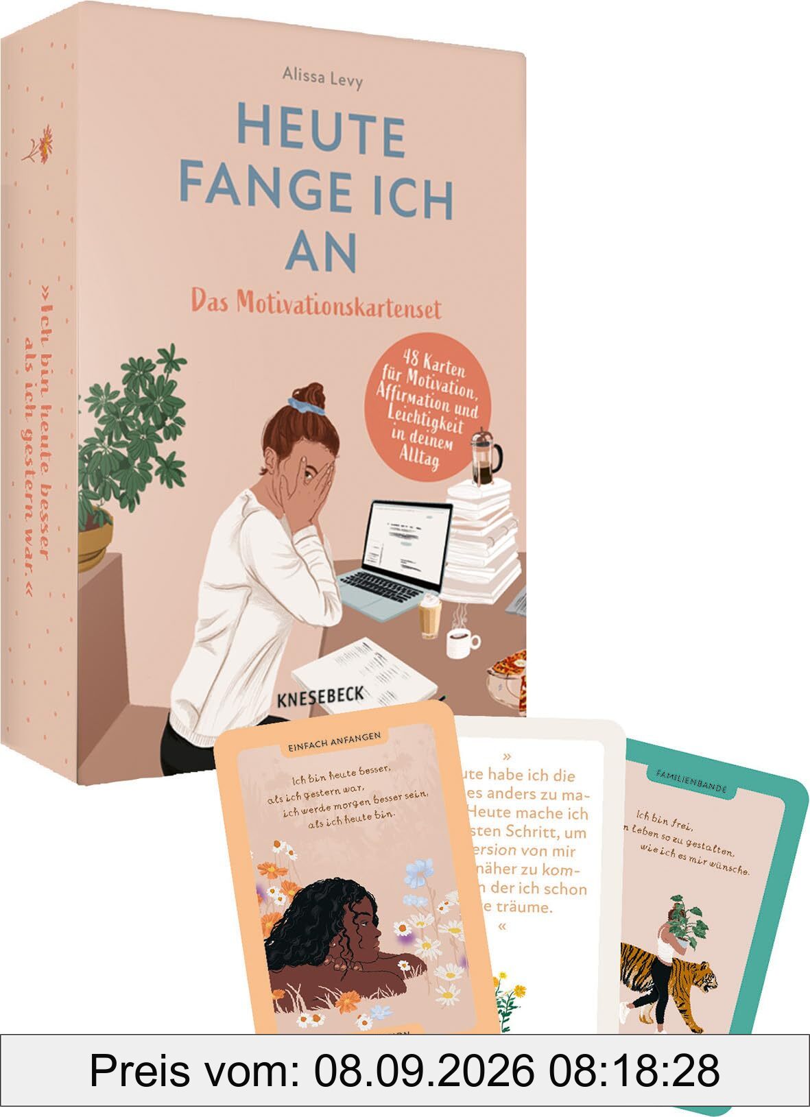 Heute fange ich an - Das Motivationskartenset: 48 Karten für Motivation, Affirmation und Leichtigkeit in deinem Alltag – gegen Prokrastination, für ... Zielerreichung & tägliche Selbstmotivation