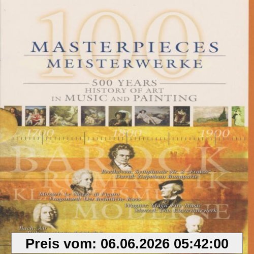 Various 100 Masterpieces - 500 Years, History Of Art In Music And Painting (2 DVDs)