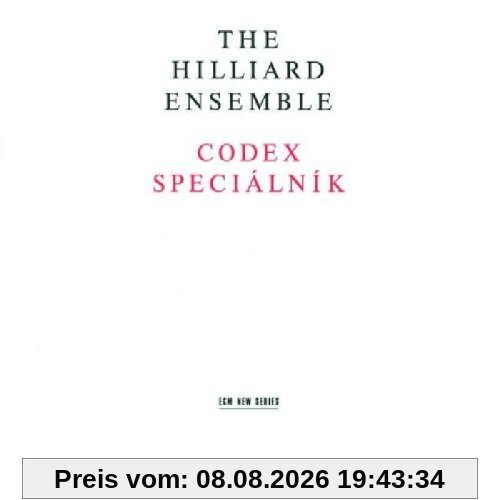 the Hilliard Ensemble Codex Specialnik (Musik Aus Einem Prager Manuskript Um 1500)
