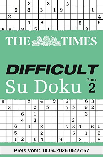 Sudoku Syndication The Times, Difficult Su Doku Book 2