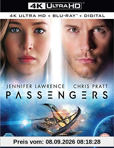 Passengers (4K Ultra HD Blu-ray + Blu-ray) [2017] UK-Import, Sprache-Englisch