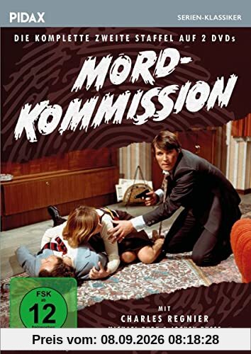 Mordkommission, Staffel 2 / Weitere 13 Folgen der Krimiserie (Pidax Serien-Klassiker) [2 DVDs]