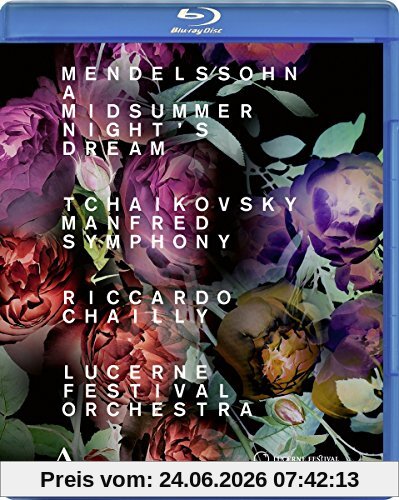 Felix Mendelssohn;Peter Iljitsch Tschaikowsky;Riccardo Mendelssohn, Ein Sommernachtstraum / Tschaikowsky, Manfred Sinfonie Op.58 [Blu-ray]