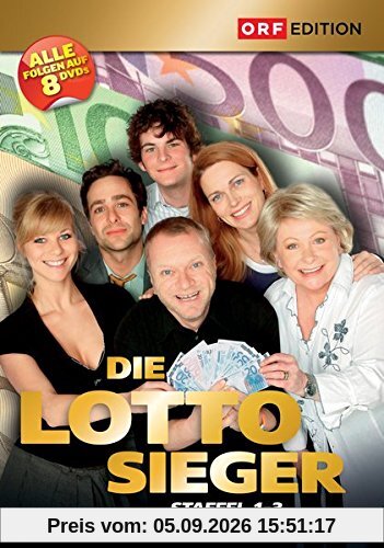 Die Lottosieger: Staffel 1 - 3 [8 DVDs]