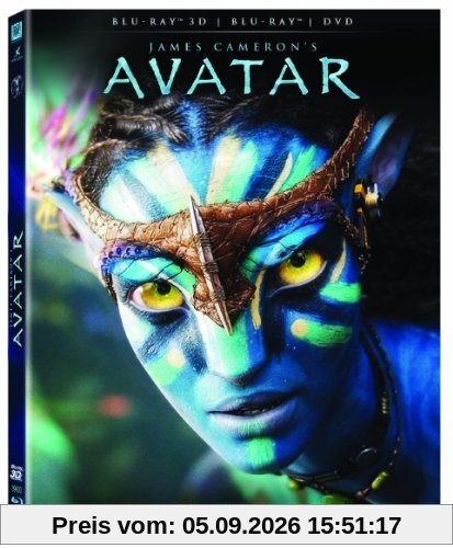 Sam Worthington - Avatar - Blu-ray 3D + Blu-ray + DVD - 2 disques (Blu-ray+DVD)