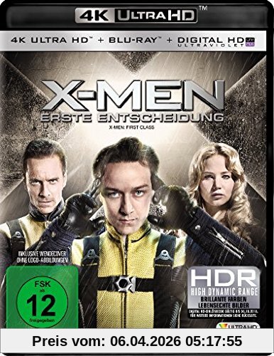 X-Men - Erste Entscheidung  (4K Ultra-HD) (+ Blu-ray)