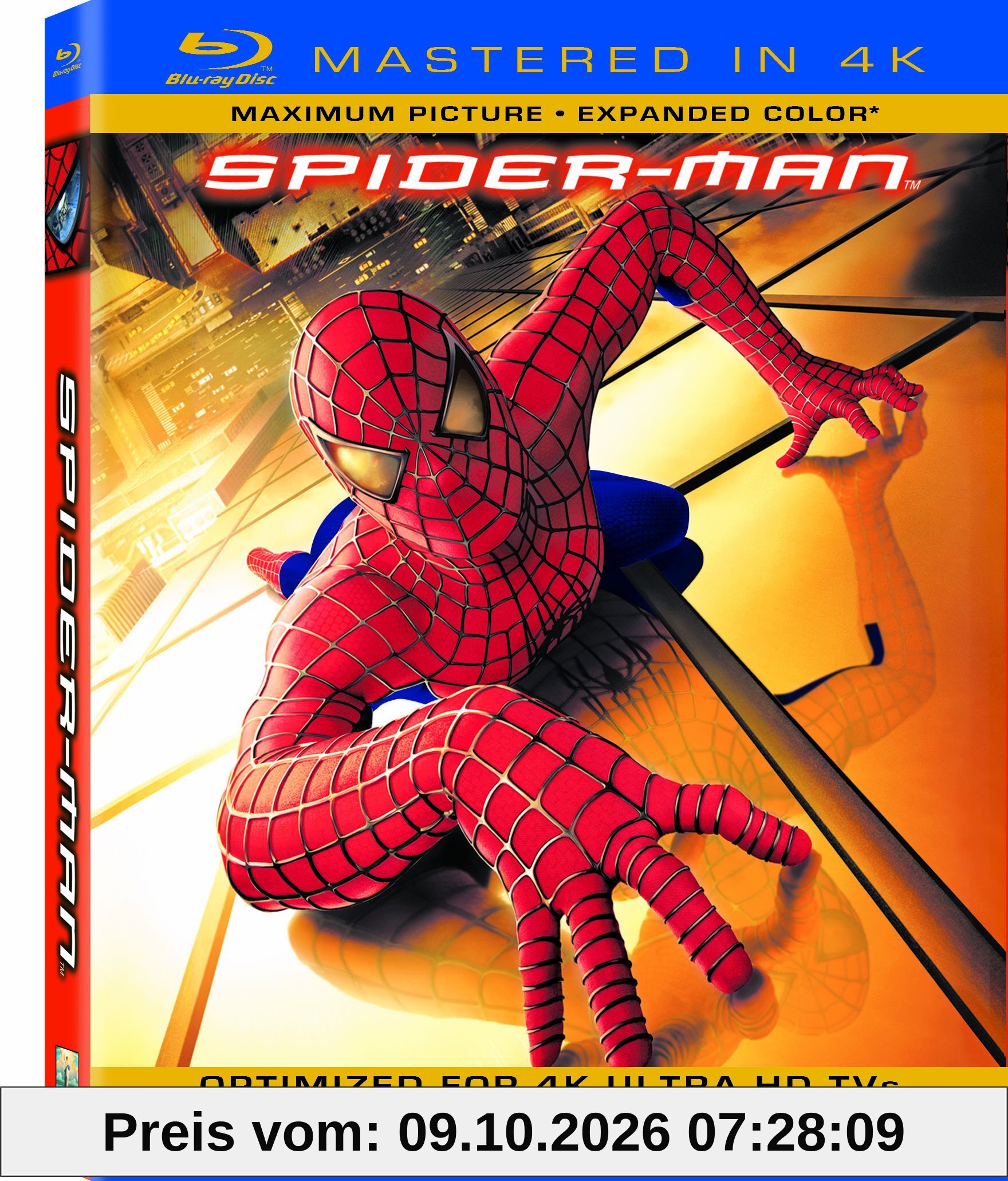 Spider-Man (Mastered in 4K) (Single-Disc Blu-ray + Ultra Violet Digital Copy)