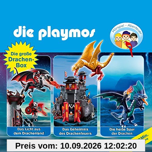 Die Playmos - Die Große Drachen-Box, Folge 13, 38 und 50; 3-Original-Hörspiele