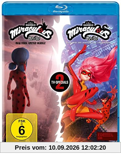 Miraculous World - New York - United Heroez und Shanghai - Die Legende von Ladydragon - Die Blu-ray zu den TV-Specials