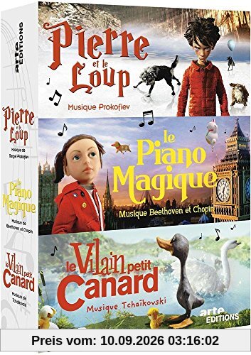 Coffret pierre lapin ; vilain petit canard ; piano magique [FR Import]