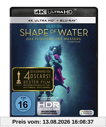 Shape of Water - Das Flüstern des Wassers  (4K Ultra HD) (+ Blu-ray)