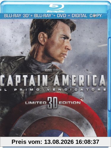 Captain America - Il primo vendicatore (limited edition) (3D+2D+DVD) [Blu-ray] [IT Import]