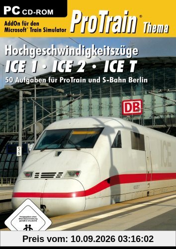 Train Simulator - ProTrain Thema: Hochgeschwindigkeitszüge ICE 1, ICE 2, ICE T