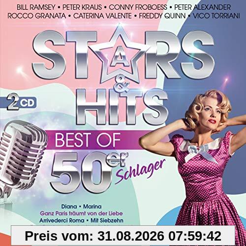 Stars & Hits; Best of 50er Schlager incl. Diana; Marina; Ganz Paris träumt von der Liebe; Arrivederci Roma; Mit Siebzehn; Tom Dooley; Tiritomba; Der lachende Vagabund; Die Gitarre und das Meer