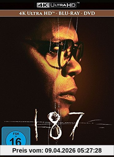 187 - Eine tödliche Zahl (Limited Collector's Edition im Mediabook inkl. UHD-Blu-ray) [Limited Edition]