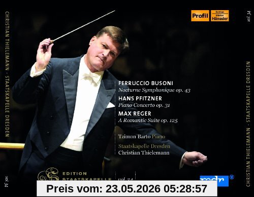 unbekannt Edition Staatskapelle Dresden, Vol. 34, Busoni / Pfitzner / Reger