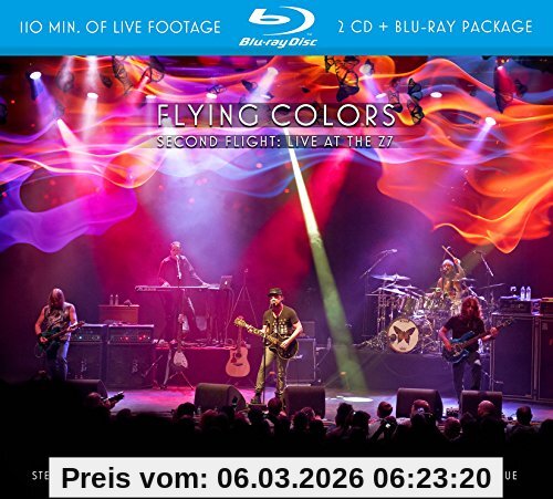 Flying Colors Second Flight, Live At The Z7 (2cd+Blu-Ray)