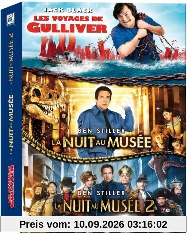 Les voyages de gulliver ; la nuit au musée 1 ; la nuit au musée 2 [FR Import]