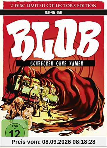 Blob - Schrecken ohne Namen (Restaurierte Fassung) im limitierten Mediabook [1 Blu-Ray + 1 DVD] [Limited Collector's Edition]