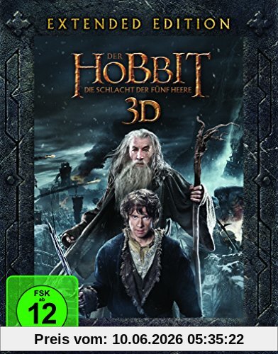 Der Hobbit 3 - Die Schlacht der fünf Heere - Extended Edition [3D Blu-ray]