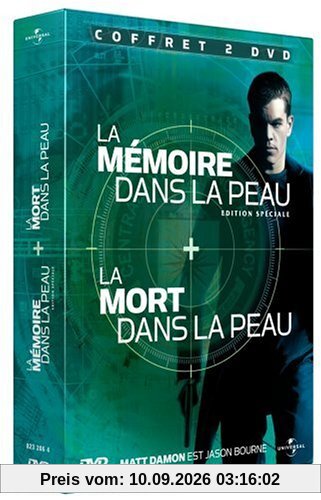 La Mort dans la peau / La mémoire dans la peau - Coffret 2 DVD