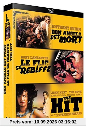 Coffret suspense et polar 3 films : le flic se rebiffe ; don angelo est mort ; the hit [Blu-ray] [FR Import]