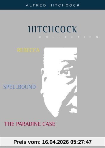 Hitchcock-Collection: Rebecca / Spellbound / The Paradine Case [3 DVDs]