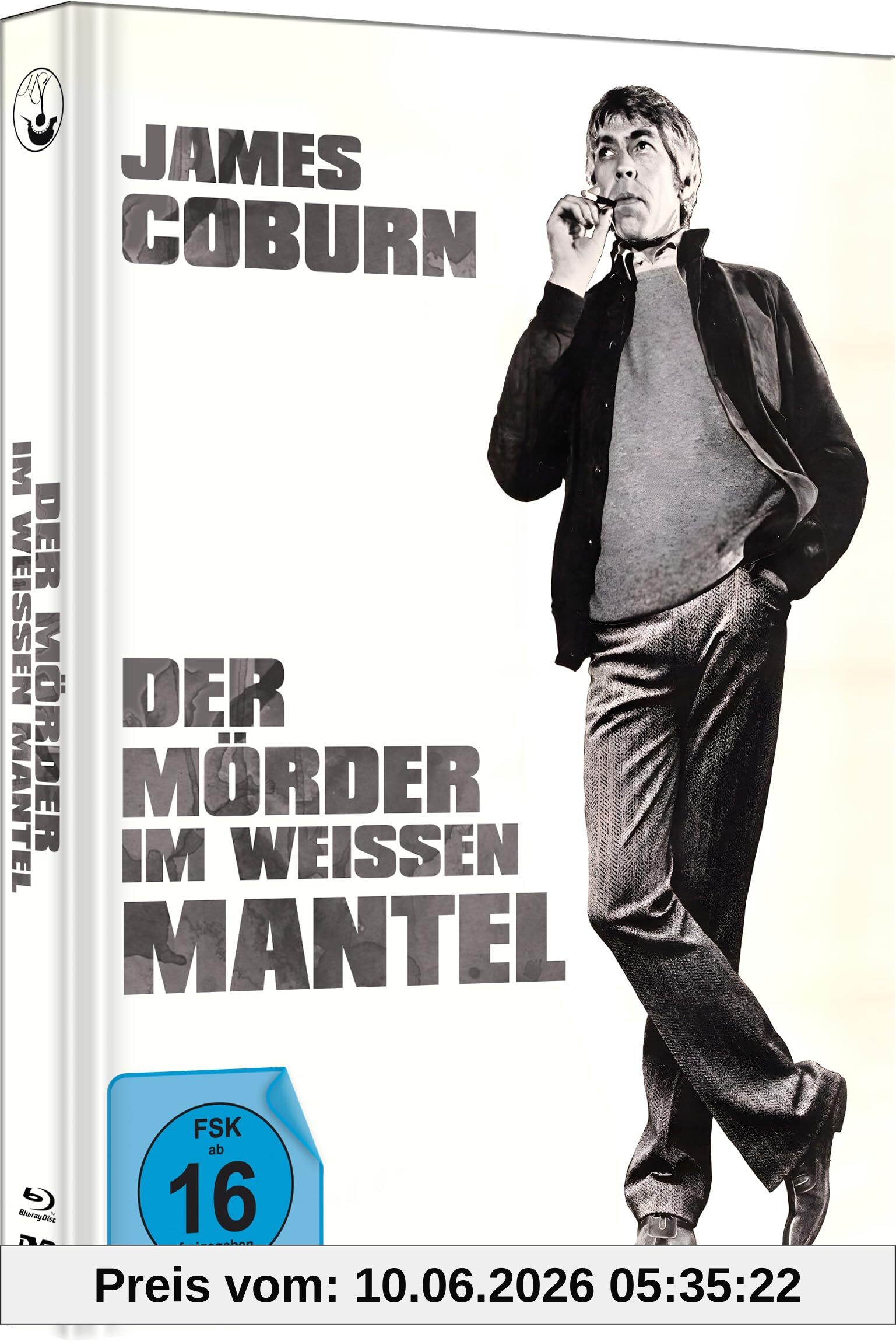 Der Mörder im weißen Mantel Limited Mediabook BD+DVD+Booklet [Blu-ray]