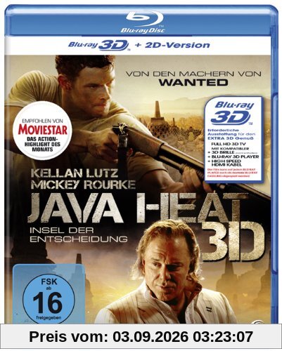 Java Heat - Insel der Entscheidung 3D (+ 2D-Version) [Blu-ray 3D]