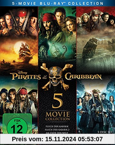 Pirates of the Caribbean 1-5 Box [Blu-ray]