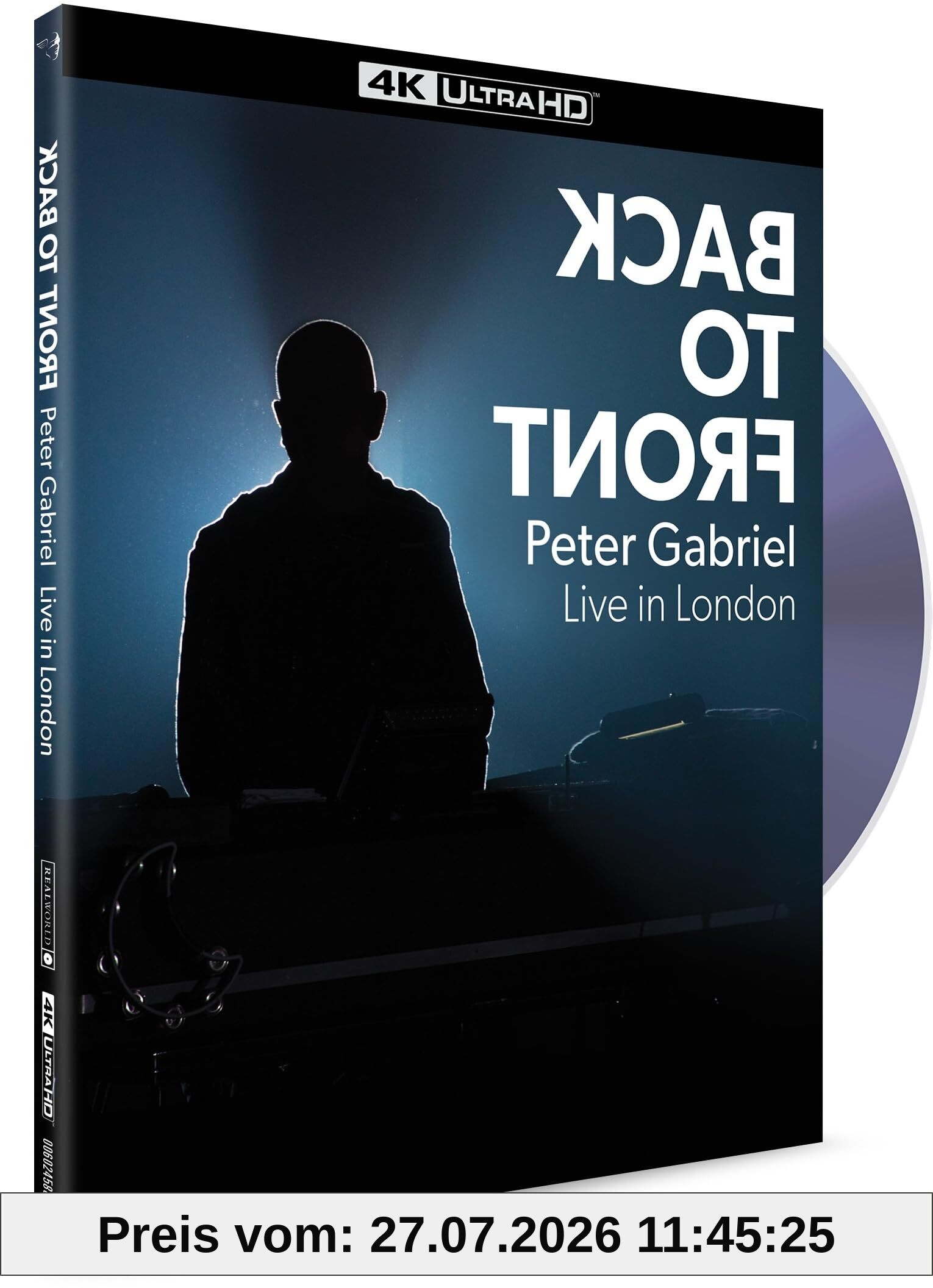unbekannt Back To Front - Peter Gabriel Live In London On 4K Uhd