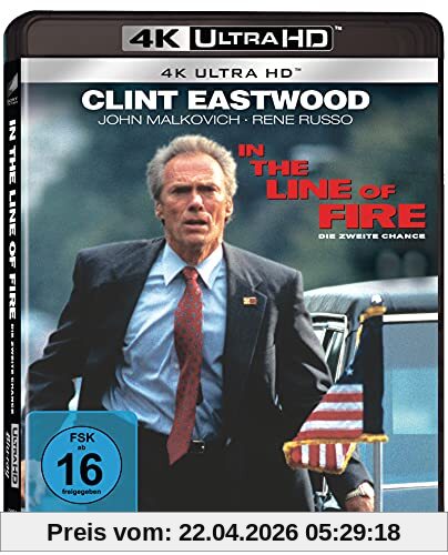 In The Line Of Fire - Die zweite Chance (4K Ultra HD) [Blu-ray]