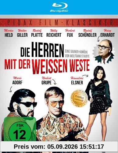 Die Herren mit der weissen Weste (Wunderbare Krimikomödie mit absoluter Starbesetzung in brillianter HD-Abtastung) (Pidax Film-Klassiker) [Blu-ray]