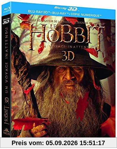 Le Hobbit : Un voyage inattendu [Blu-ray 3D]