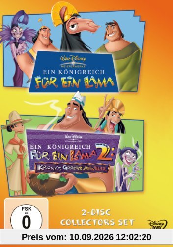Ein Königreich für ein Lama / Ein Königreich für ein Lama 2: Kronks großes Abenteuer (Collecto [2 DVDs]