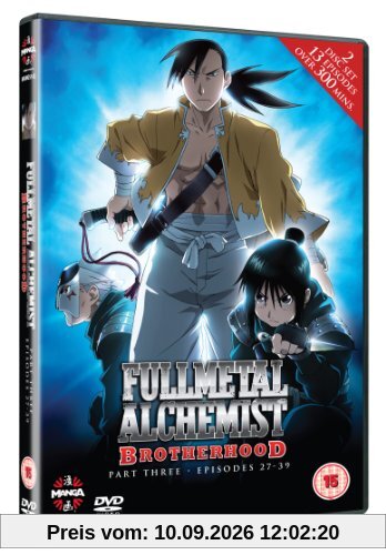 Fullmetal Alchemist Brotherhood Vol 3 (Episodes 27-39) [UK Import]
